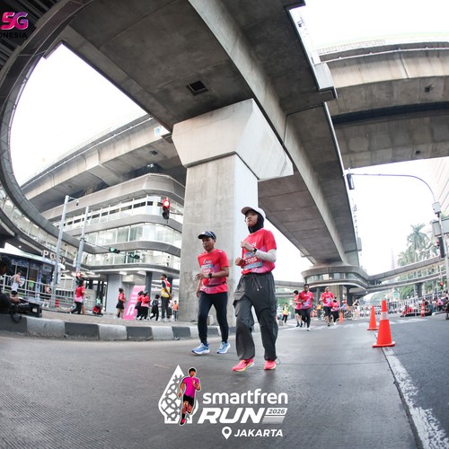Race photo from SMARTFREN RUN 2026