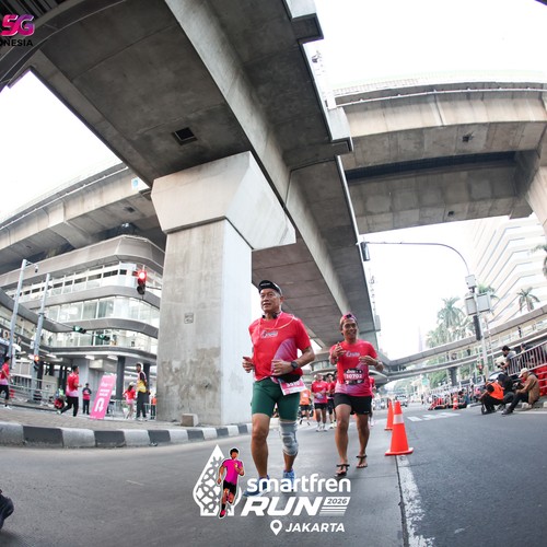 Race photo from SMARTFREN RUN 2026