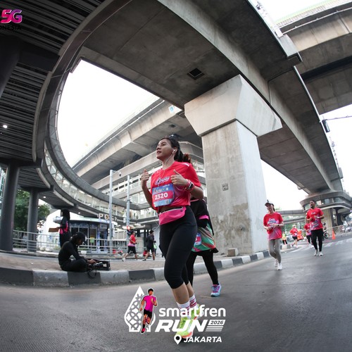 Race photo from SMARTFREN RUN 2026