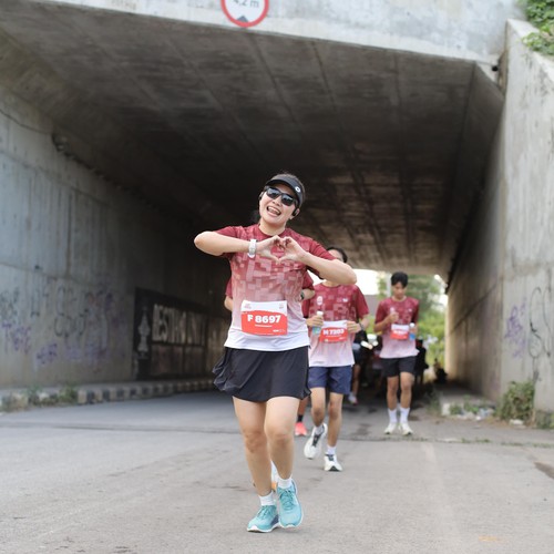 Race photo from KEDIRI HALF MARATHON 2026