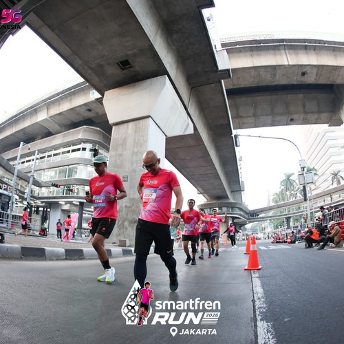 Race photo from SMARTFREN RUN 2026