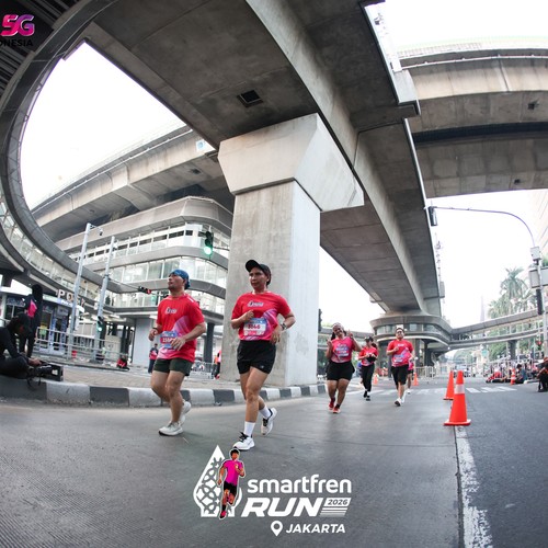 Race photo from SMARTFREN RUN 2026