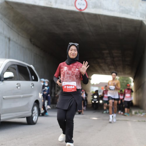 Race photo from KEDIRI HALF MARATHON 2026