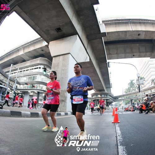 Race photo from SMARTFREN RUN 2026