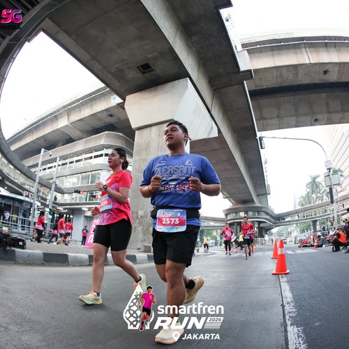 Race photo from SMARTFREN RUN 2026