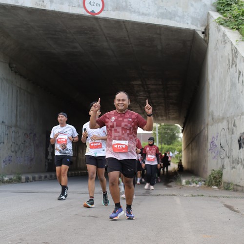 Race photo from KEDIRI HALF MARATHON 2026