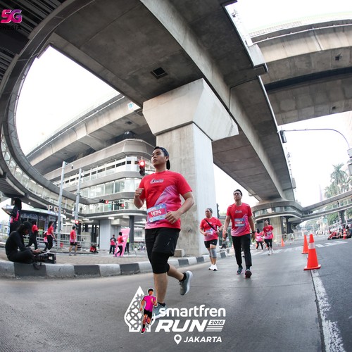 Race photo from SMARTFREN RUN 2026