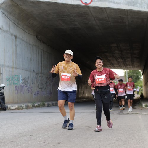 Race photo from KEDIRI HALF MARATHON 2026
