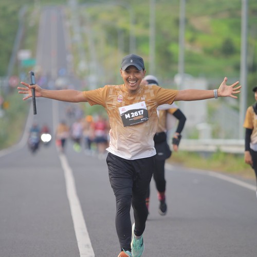 Race photo from KEDIRI HALF MARATHON 2026