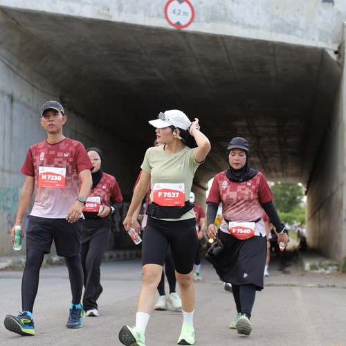 Race photo from KEDIRI HALF MARATHON 2026