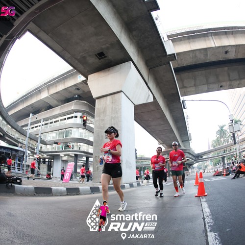 Race photo from SMARTFREN RUN 2026