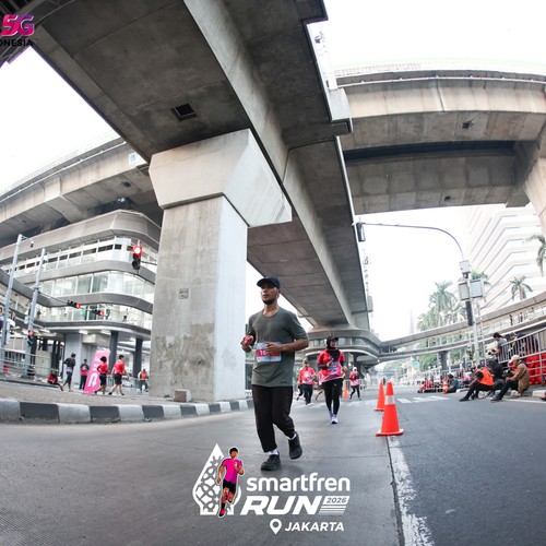 Race photo from SMARTFREN RUN 2026