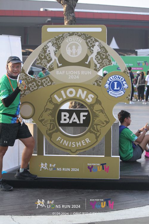 Race photo from BAF LIONS RUN 2024