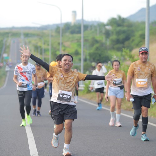 Race photo from KEDIRI HALF MARATHON 2026