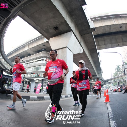 Race photo from SMARTFREN RUN 2026