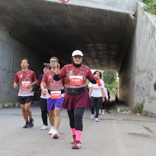 Race photo from KEDIRI HALF MARATHON 2026