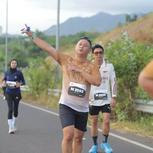 Race photo from KEDIRI HALF MARATHON 2026