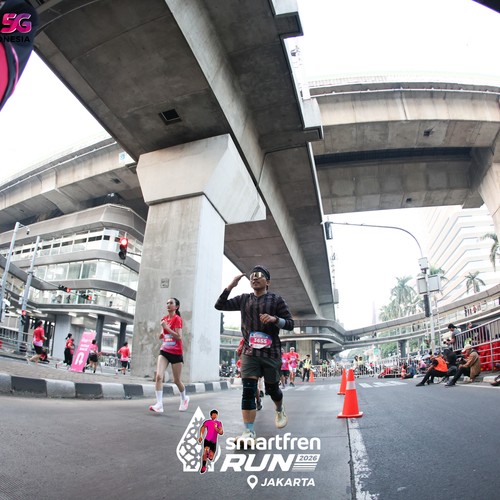 Race photo from SMARTFREN RUN 2026