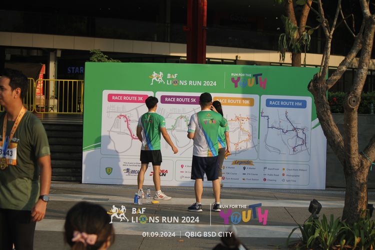 Race photo from BAF LIONS RUN 2024