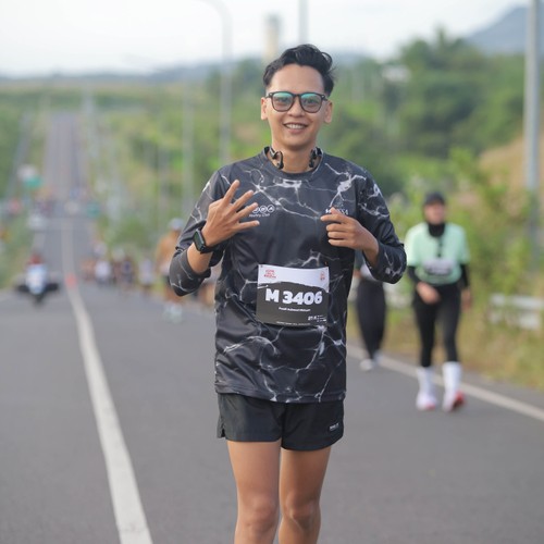 Race photo from KEDIRI HALF MARATHON 2026
