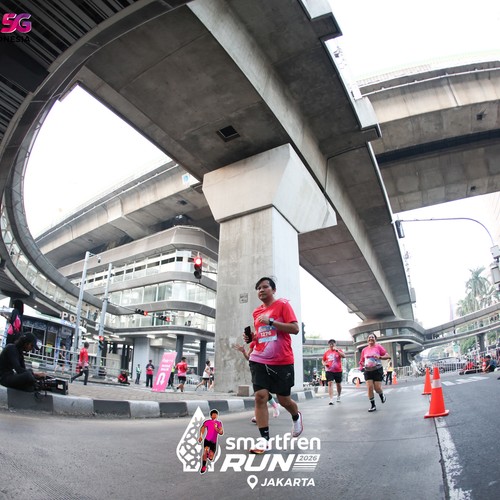 Race photo from SMARTFREN RUN 2026