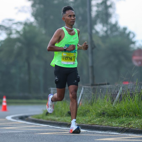 Race photo from BOGORUN 2026