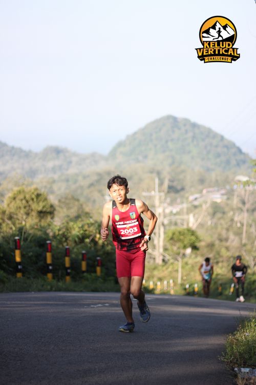 Race photo from Kelud Vertical Challenge 2024
