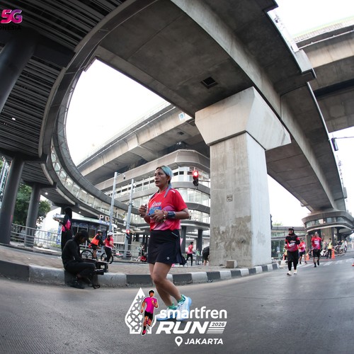 Race photo from SMARTFREN RUN 2026