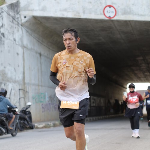 Race photo from KEDIRI HALF MARATHON 2026