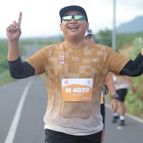 Race photo from KEDIRI HALF MARATHON 2026