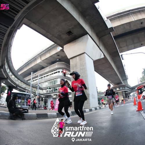 Race photo from SMARTFREN RUN 2026