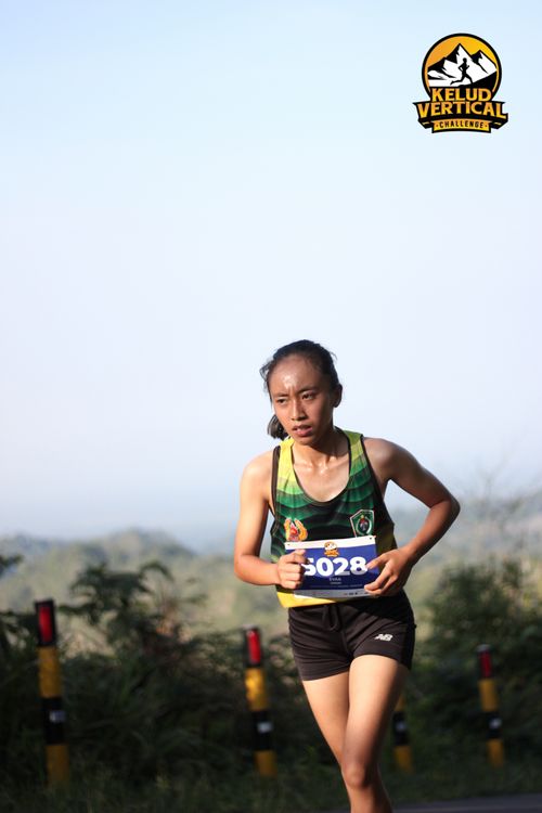Race photo from Kelud Vertical Challenge 2024