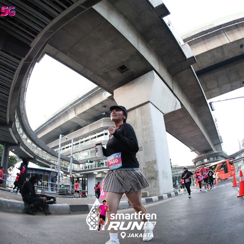Race photo from SMARTFREN RUN 2026