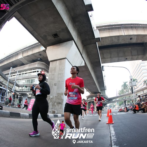 Race photo from SMARTFREN RUN 2026