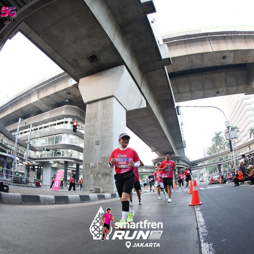 Race photo from SMARTFREN RUN 2026