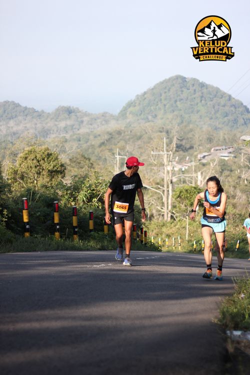 Race photo from Kelud Vertical Challenge 2024