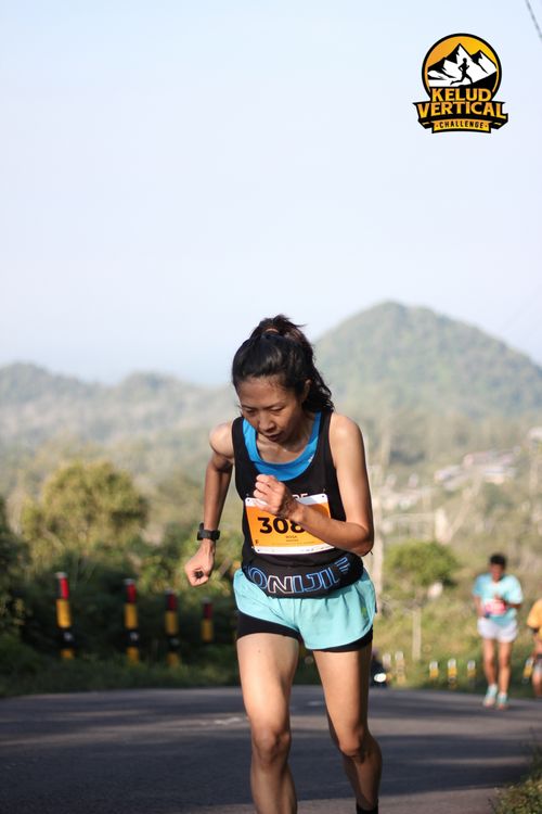 Race photo from Kelud Vertical Challenge 2024