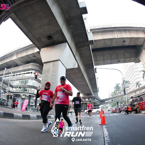Race photo from SMARTFREN RUN 2026