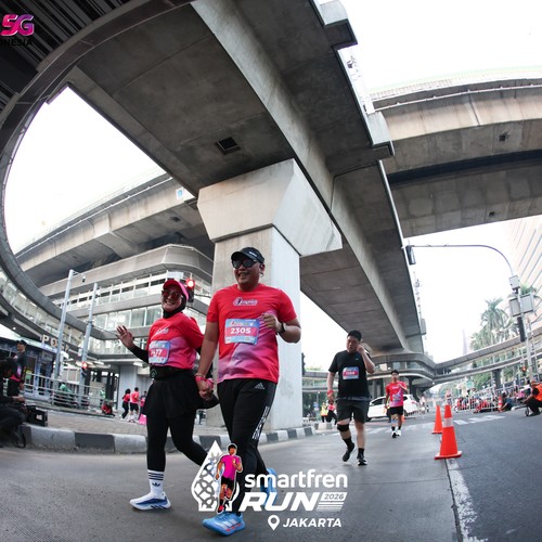 Race photo from SMARTFREN RUN 2026
