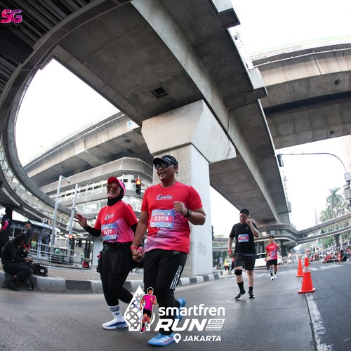 Race photo from SMARTFREN RUN 2026