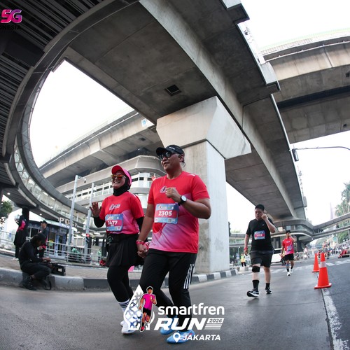 Race photo from SMARTFREN RUN 2026