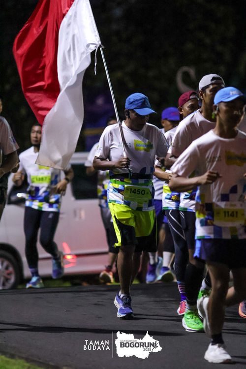 Race photo from Taman Budaya x BOGORUN 2025