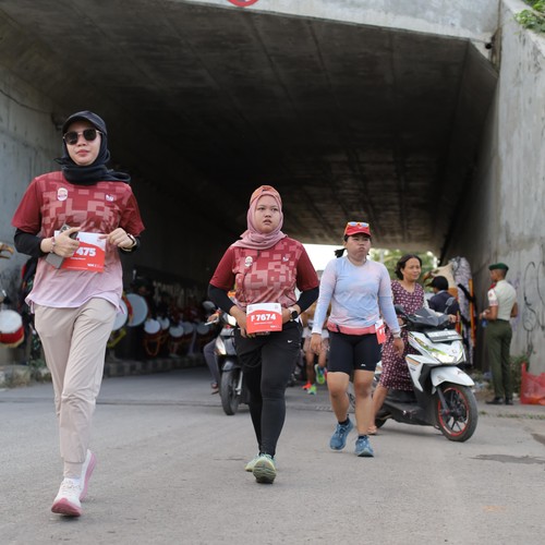 Race photo from KEDIRI HALF MARATHON 2026