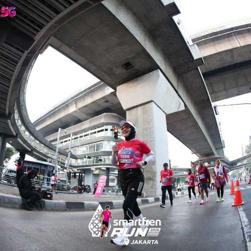 Race photo from SMARTFREN RUN 2026