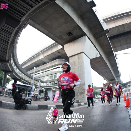 Race photo from SMARTFREN RUN 2026