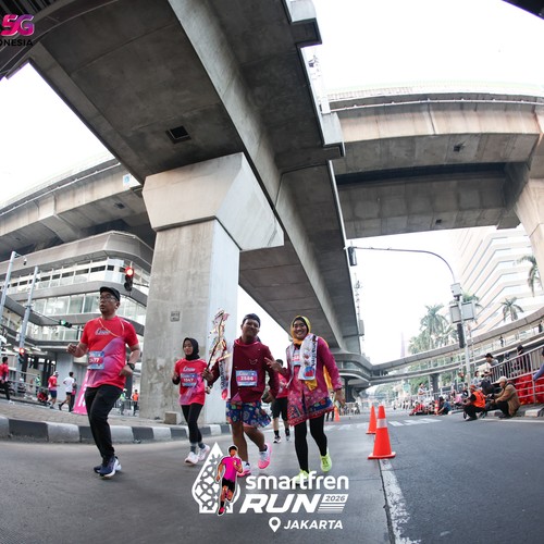 Race photo from SMARTFREN RUN 2026