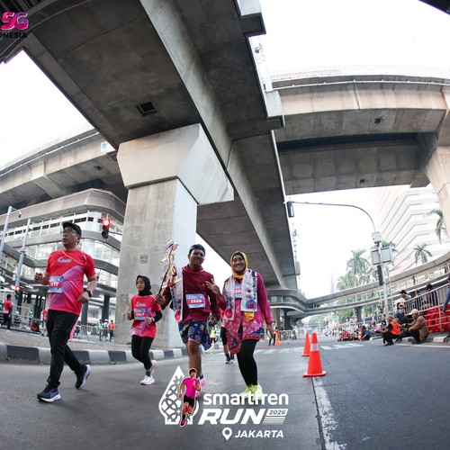Race photo from SMARTFREN RUN 2026