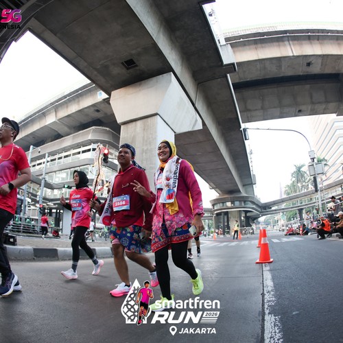 Race photo from SMARTFREN RUN 2026