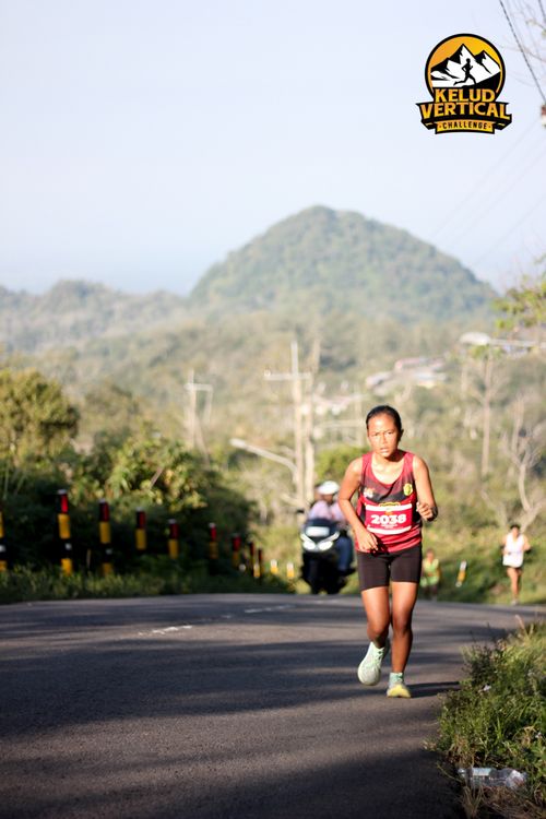 Race photo from Kelud Vertical Challenge 2024