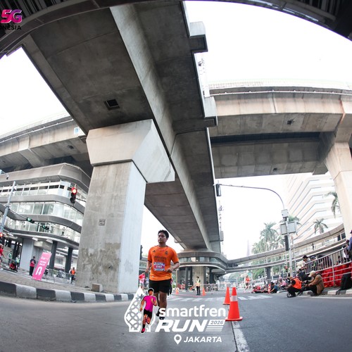 Race photo from SMARTFREN RUN 2026